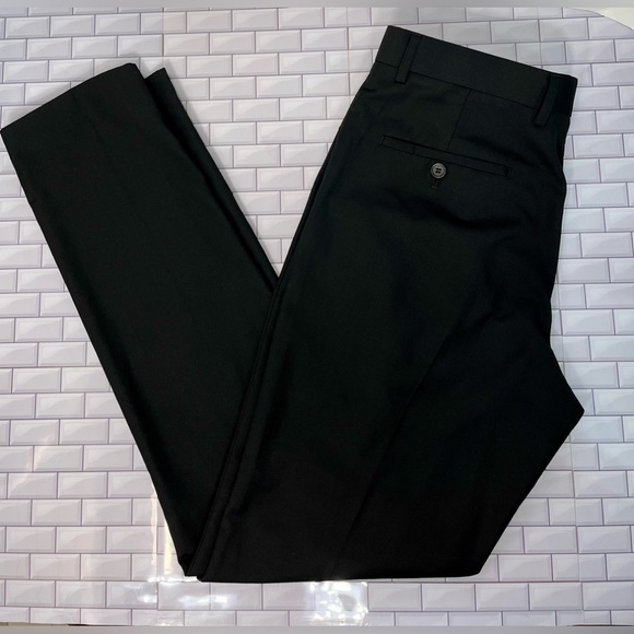 Vinci New York Mens Flat Front Adjustable Dress Pants Size 32x32 Silicone Band - Picture 6 of 11